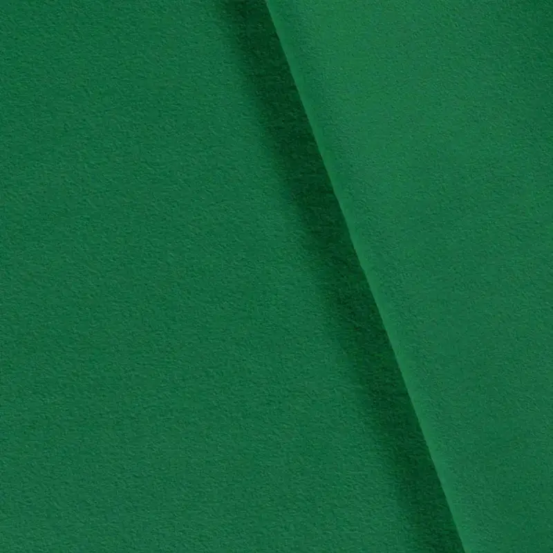 Baumwoll-Fleece uni grün - 1401 Preisknaller